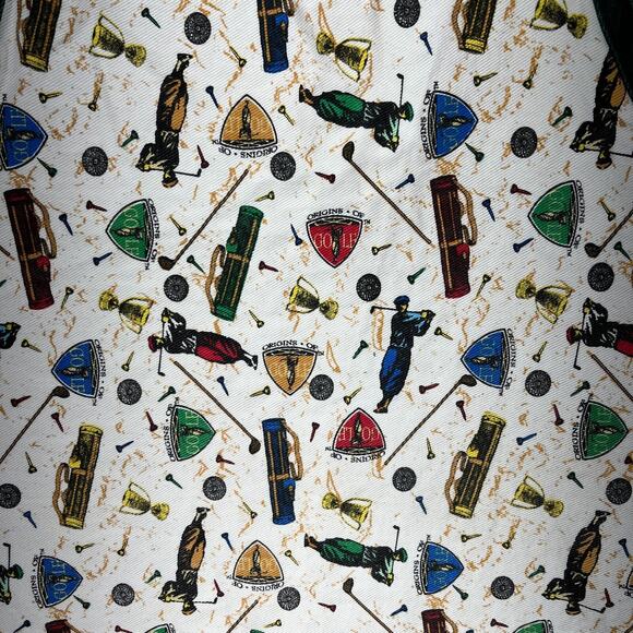Golfing Apron Adult Canvas vintage origins of Golf Cooking Chef All‎ Over Print - Picture 1 of 11